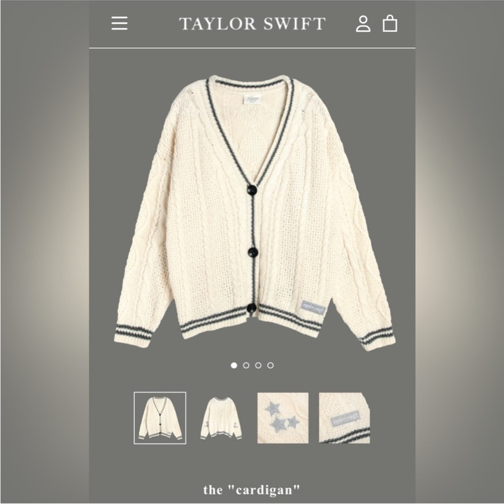 Folklore Cardigan READ DESCRIPTION Size M/L